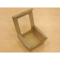 協和パック 窓付き紙製容器 サラダボックス S 00556098 1包：500枚（20×25）（直送品）