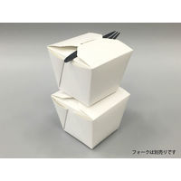 協和パック 紙製弁当容器 デリメイト 8080 白 00599541 1包：300枚（25×12）（直送品）
