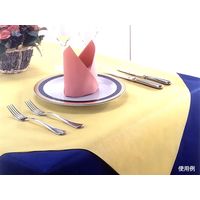 三和紙工 テーブルクロス とりぼん シート100cm ホワイト 00604431 1包：100枚（直送品）