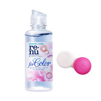 レニュー（R） フォーカラー 1セット（120mL入×2本＋レンズケース付）　ボシュロム・ジャパン　コンタクト用洗浄・消毒・保存液　【医薬部外品】