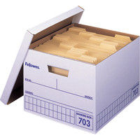 フェローズ 703ボックスバンカーズボックス スタンダード(青) 0970502 1カートン(15枚:3枚/パック×5)（直送品）