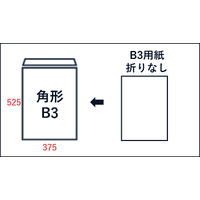 山櫻 クラフト封筒 角形B3 クラフトCoC 120 20125678 1箱(200枚入)