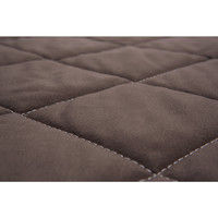 高弾力三つ折バランスマットレス ダブル ブラウン 幅1400mm 奥行1950mm 高さ80mm（直送品）