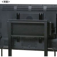 サンワサプライ 55～65型対応手動上下昇降液晶ディスプレイスタンド ブラック 1000×710×1614～1874mm CR-PL102SCBK（直送品）