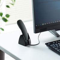 サンワサプライ ハンドセット用スタンド PDA-STN24BK 1個