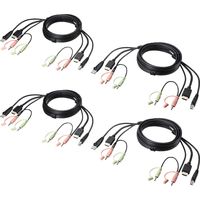 サンワサプライ HDMI対応パソコン自動切替器(4:1) SW-KVM4HHC 1個（直送品）