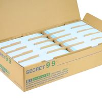 ムトウユニパック 長3 シークレット99 NTブルー80 サイド 11028605 1箱(1000枚)