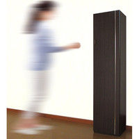 大谷工業 デルネ クリーナーシェルフDKD-33-W ホワイト木目 幅330×奥行300×高さ1450mm 1台（直送品）