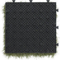 タカショー ふんわり人工芝 30×30 9枚セット BIP-D01/9S（直送品）