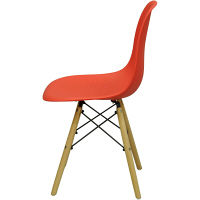 エイ・アイ・エス シェルチェア レッド WDC-03x2pcs RE 1セット（2脚入）（直送品）