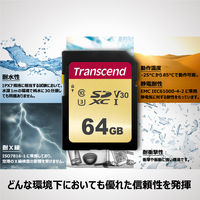 Transcend（トランセンド）SDXCカード 64GB SD TLC TS64GSDC500S 1個