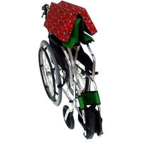 サギサカ 車椅子用お出かけクッション レッド花柄 76004（直送品）