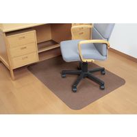 サンコー デスク足元マット ブラウン KL-10 1枚