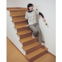 サンコー 足元見やすい階段マット ネット ライトベージュ KM-65 1セット