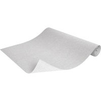 サンコー おくだけ吸着ロングマット90×200cm ライトグレー KP-46（直送品）