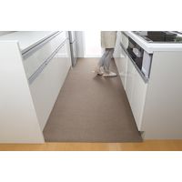 サンコー キッチンマット90×270cm ブラウン KH-90 1枚