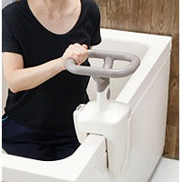 浴槽手すり（O型） 幅170mm 奥行225mm 高さ400mm（直送品）