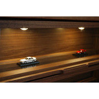 【車上渡し】 関家具 コレクションケース カベル キャビネット ブラウン 幅900×奥行450×高さ1390mm CABELCA 1台（直送品）