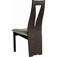 【車上渡し】関家具 ダイニングチェア CBL-4640 ウェンジ/ホワイト 2脚入り CBL4640UGWH2 1セット（2脚）（直送品）