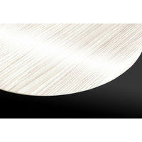 【車上渡し】 関家具 ダイニングテーブル 楕円 ホワイト木目/ビーチ 幅1200×奥行900×高さ700mm DT5320HWRB 1台（直送品）