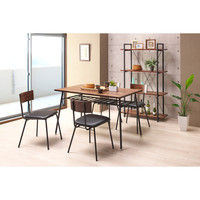 【車上渡し】関家具 ラック90 センチュリー BR ブラウン/ブラック 幅900×奥行350×高さ1520mm センチュリー 1台（直送品）