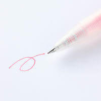 無印良品 さらさら描けるゲルインキボールペン ノック式 0.5mm ピンク 1箱（10本入） 良品計画