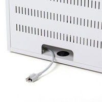 サンワサプライ ノートパソコン収納キャビネット 幅500×奥行500×高さ410mm CAI-CAB106W 1台（直送品）