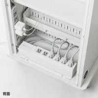 サンワサプライ タブレット収納保管庫（22台収納） 幅530×奥行650×高さ1504mm CAI-CAB55W 1台（直送品）