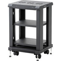 サンワサプライ マルチ収納ラック H700 幅450×奥行420×高さ700mm ブラック CP-SVCMULT5 1台（直送品）