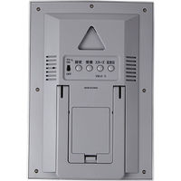 ノア精密 電波時計：ロゼッタ 置き時計 [電波   アラーム 温湿度 カレンダー 防滴] W-607 BR 1個（直送品）