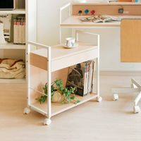 宮武製作所 サイドワゴン 幅610×奥行325×高さ630mm ナチュラル CW-9C_NA 1台（直送品）