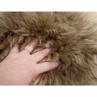 萩原 ムートンフリース M-511 幅600×奥行900mm ブラウン 240549623 1枚（直送品）