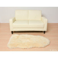 萩原 ムートンフリース M-511 幅600×奥行900mm ベージュ 240549624 1枚（直送品）