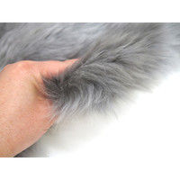 萩原 ムートンフリース M-511 幅600×奥行1050mm グレー 240549639 1枚（直送品）