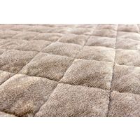 萩原 ラグ For Two チェック 幅1850×奥行2400mm レッド 240601611 1枚（直送品）