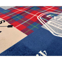 萩原 ホットカーペットカバー エクスプローラー 幅2000×奥行2500mm ブルー 240608915 1枚（直送品）