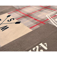 萩原 ホットカーペットカバー エクスプローラー 幅2000×奥行2500mm グレー 240608919 1枚（直送品）