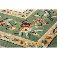 萩原 モケットラグ ロイヤルパレス アムール 幅1350×奥行1950mm グリーン 240609706 1枚（直送品）