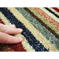 萩原 ウィルトンラグ AURA（オーラ） ストライプ 幅1600×奥行2300mm 270041210 1枚（直送品）