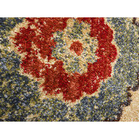 萩原 ウィルトン AURA（オーラ） フラワー 幅2000×奥行2500mm ベージュ 270056024 1枚（直送品）