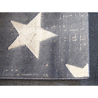 萩原 ウィルトン CANVAS スター 幅800×奥行1500mm グレー 270056429 1枚（直送品）