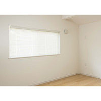 林製作所 木目調アルミブラインド 幅1200×高さ1380mm オフホワイト L0814 1台（直送品）