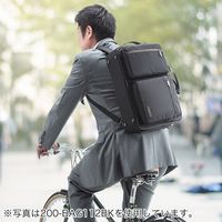サンワダイレクト 3WAYビジネスバッグ（通勤・自転車・A4収納・15.6型対応・ネイビー） 200-BAG112NV 1個（直送品）