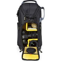 サンワダイレクト カメラバッグ リュック（ワンショルダー対応・一眼レフ対応・三脚ホルダー） 200-BAGBP003BK 1個（直送品）