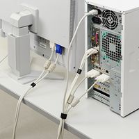 サンワダイレクト ケーブルタイ（面ファスナー・ブラック・9m） 200-CA001BK 1個（直送品）