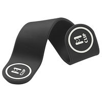 サンワダイレクト ケーブルクリップ（イヤホンクリップ・マグネット・シリコン・5本セット・ブラック） 200-CA021BK 1個（直送品）