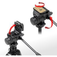 サンワダイレクト 三脚（デジカメ・一眼レフ・ビデオカメラ対応） 200-CAM016 1個（直送品）