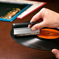 サンワダイレクト レコード用静電気除去ブラシ（除電ブラシ・ノイズ除去・カーボンブラシ） 200-CD020 1個（直送品）