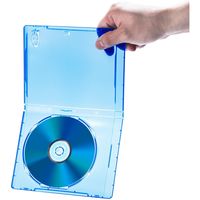 サンワダイレクト ブルーレイディスクケース（標準サイズ・Blu-ray・1枚収納・25枚セット） 200-FCD055 1個（直送品）