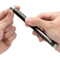 サンワサプライ レーザーポインター 200-LPP026 緑色レーザー ペン型 単4乾電池×2 連続使用3時間（直送品）